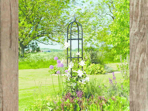Classical style garden obelisk from gardman garden supplies