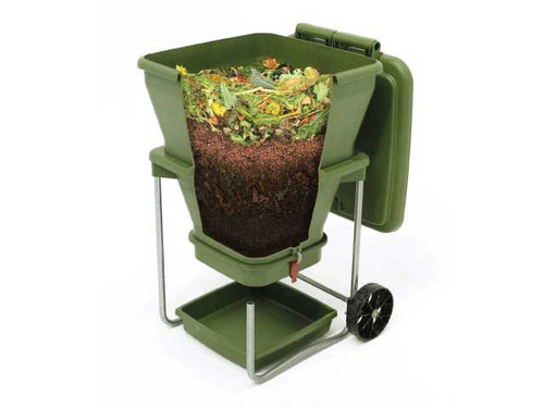 Hungry bin worm compost system