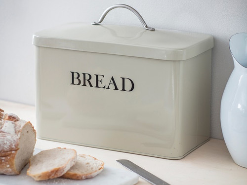 Stylish bread bin with a lid for the kitchen