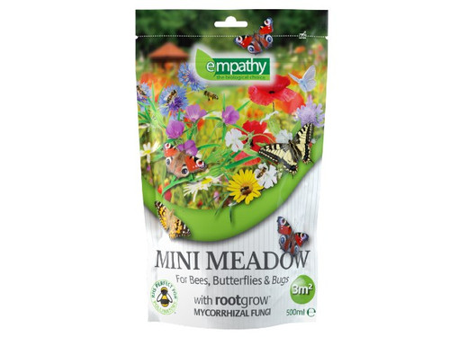 Mini meadow wild flower seed with rootgrow mycorrhizal fungi