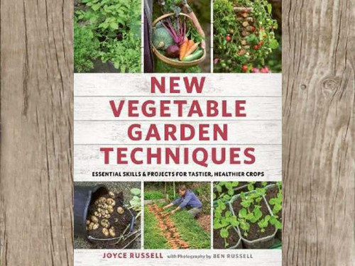 In New Vegetable Garden Techniques, Joyce Russell  shares her expert skills & life-changing techniques to help you to maximise your harvests, time, effort & budget for the most productive, organic kitchen garden.