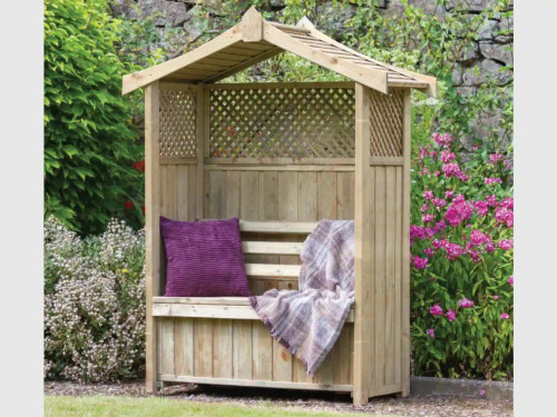 Dorset pressure treated timber garden arbour