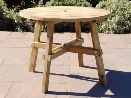 Zest charlotte round table outdoor garden furniture