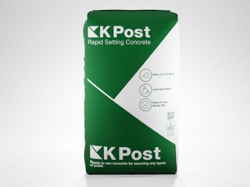 K-Post fence post rapid setting concrete mix