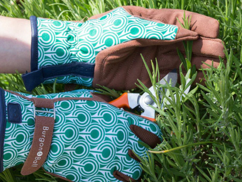 Deco design gloves by Burgon and Ball