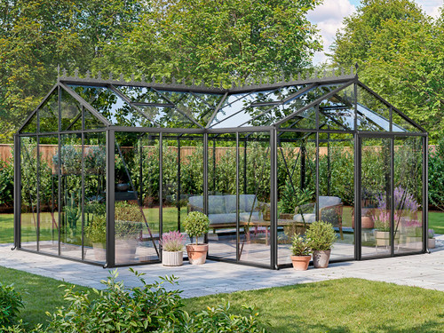 T Shaped Orangery Greenhouse