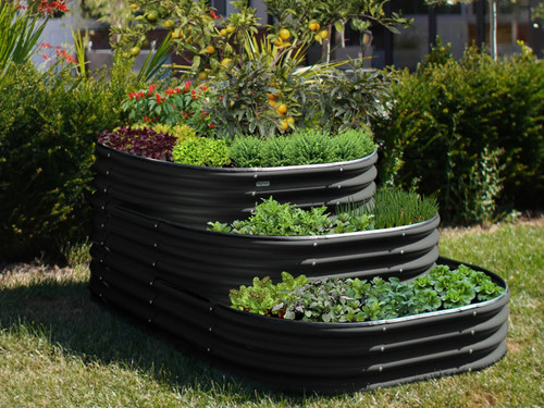 Vegtub 3 Tier bed in charcoal