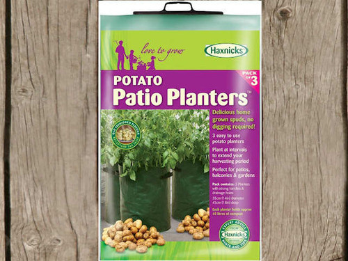 planters for growing potatoes with limited space