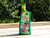 Bottle of multipurpose feed in a garden
