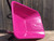 Burgundy bucket of the Workman wheelbarrow