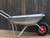 galvanised wheelbarrow