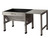 Vegtrug side table in grey