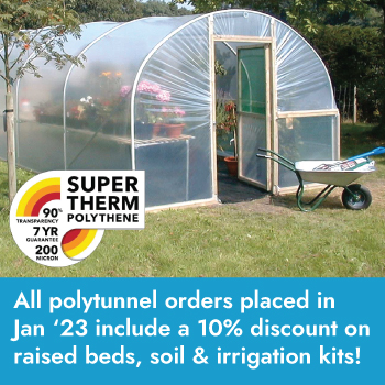 Quickcrop premium garden polytunnels