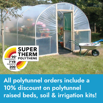 Quickcrop premium garden polytunnels