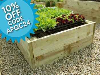 Quickcrop raised timber garden beds