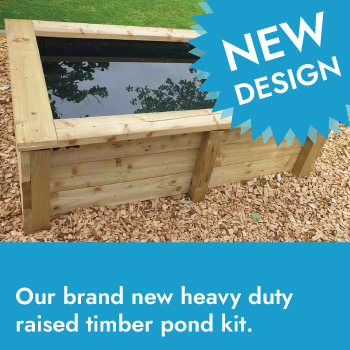 Quickcrop raised timber garden ponds