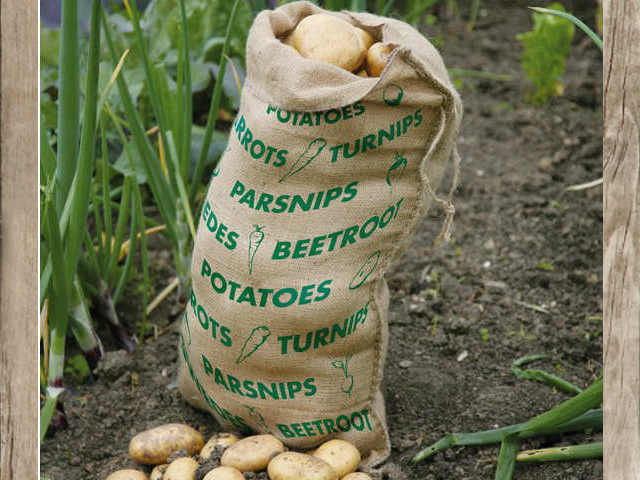 organic potato and vegetable storage sack