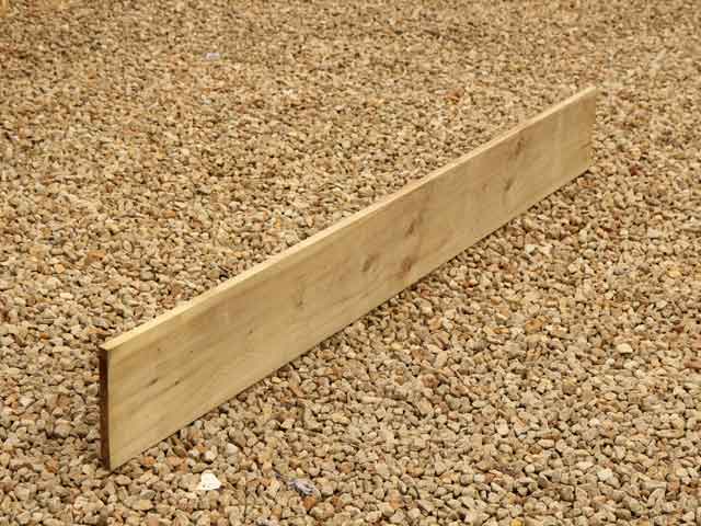 long planed timber planks for raised beds