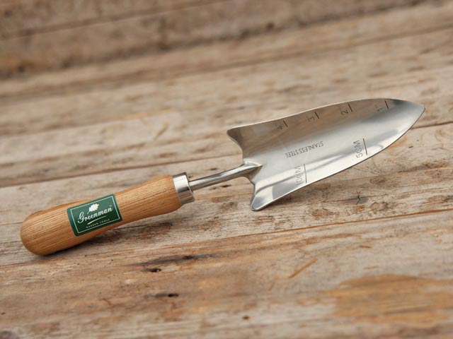 Stainless Steel Transplanting Trowel Greenman