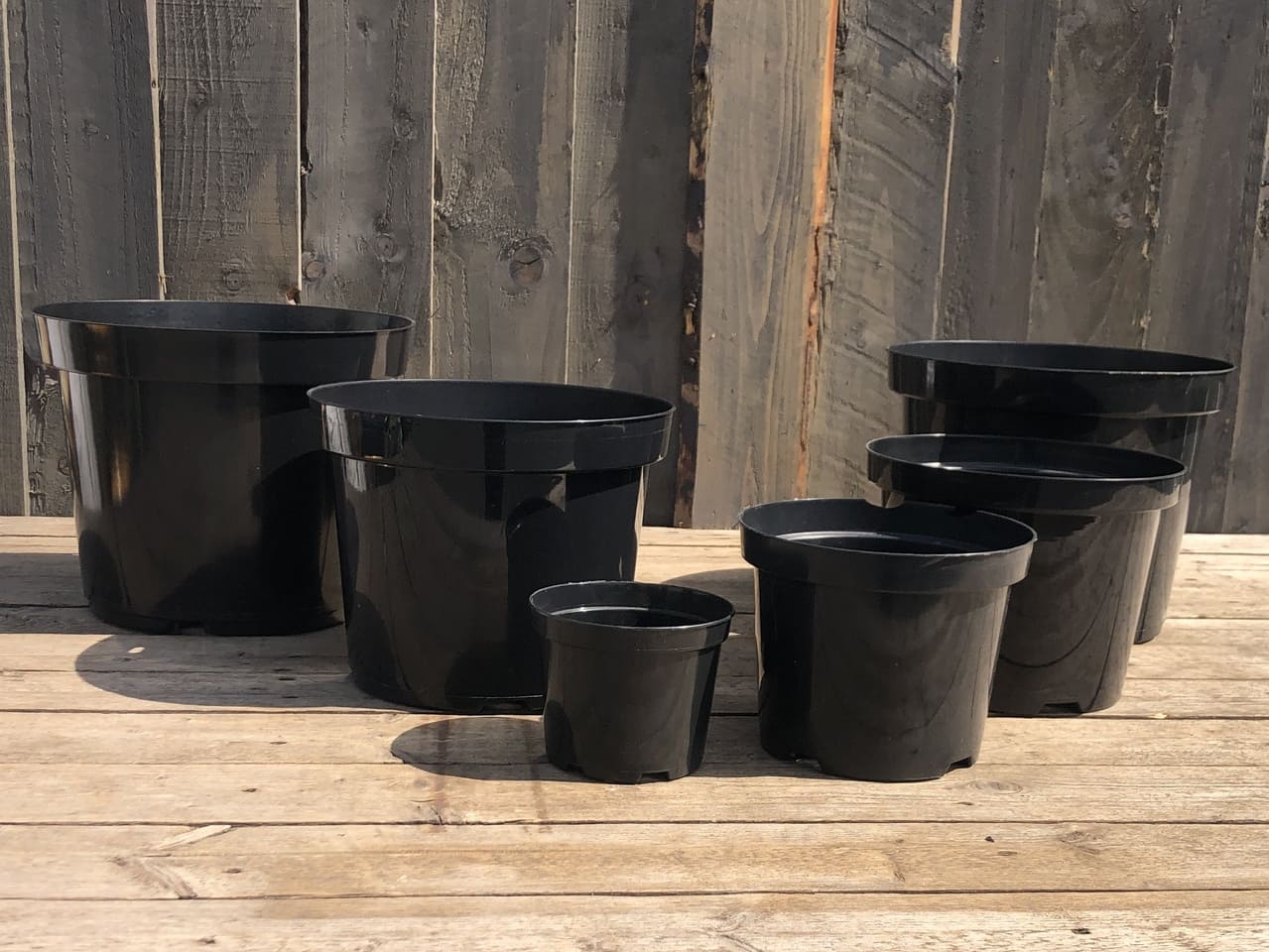 Grower pots available in 6 sizes