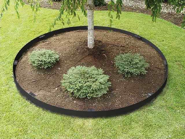 Panacea straight steel lawn edge
