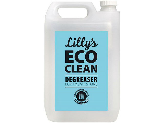 Bulk bottle of degreaser and descaler