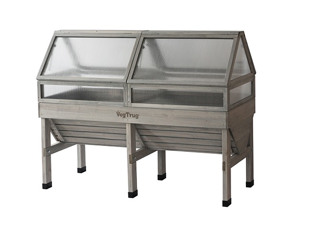 The large vegtrug cold frame in grey wash