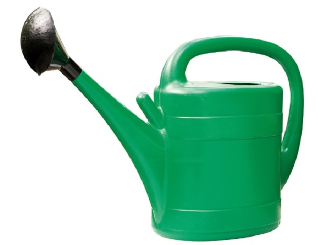 Green Plastic Watering Can