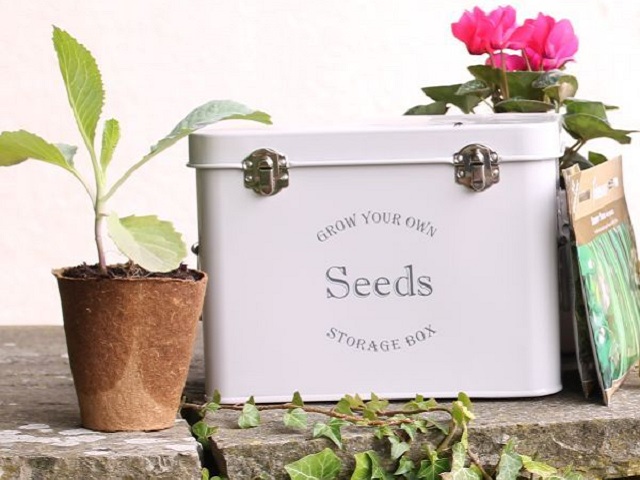 Seed Packet Storage Tin