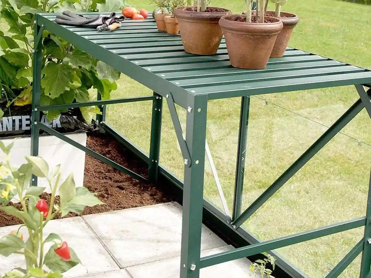 1 Tier Greenhouse Staging