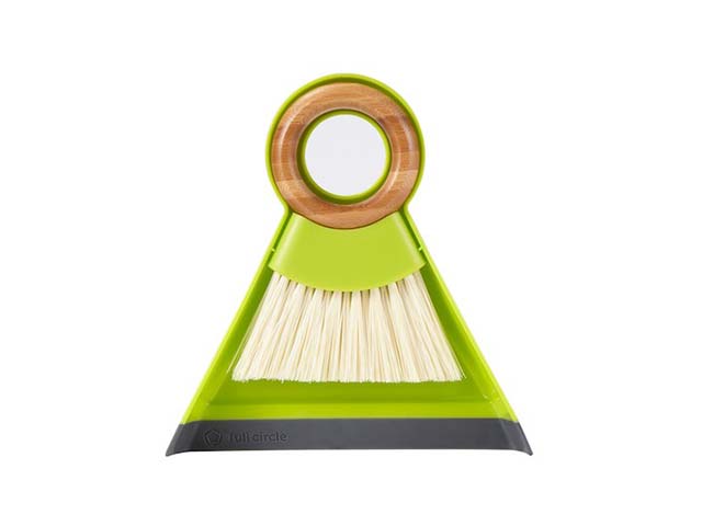 eco-friendly dustpan and brush set