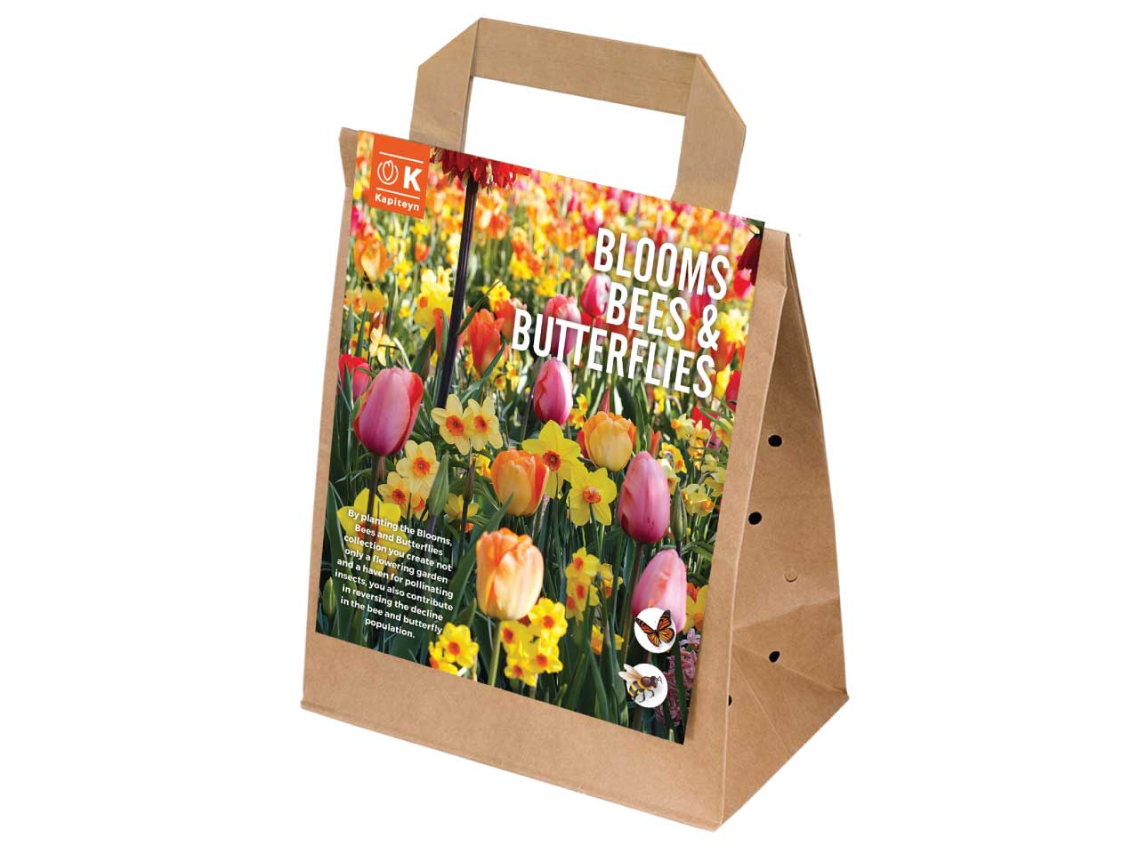 Wildlife friendly flower bulb pack - blooms bees and butterflies pastel shades