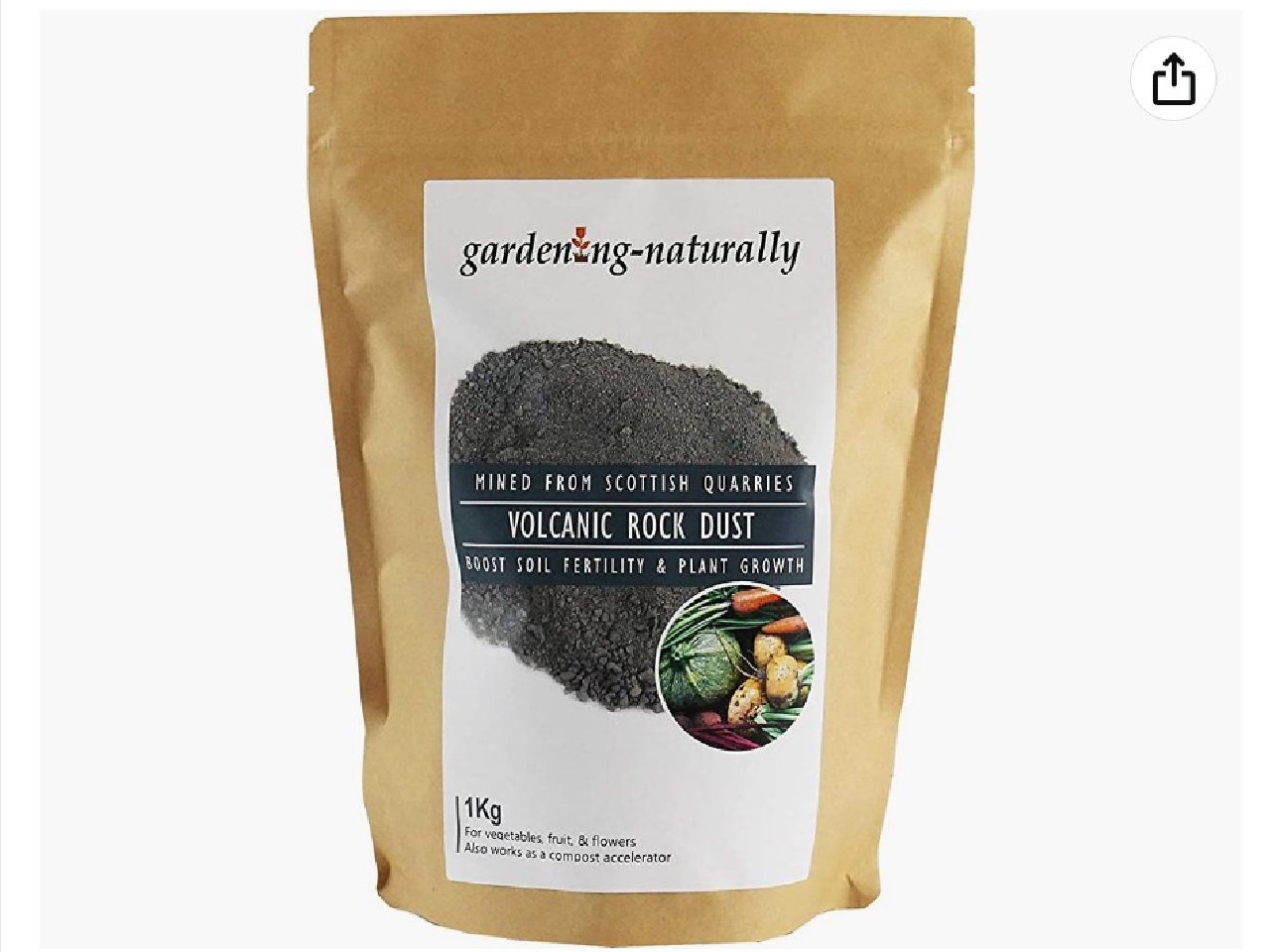 Volcanic Rock Dust 1kg Bag