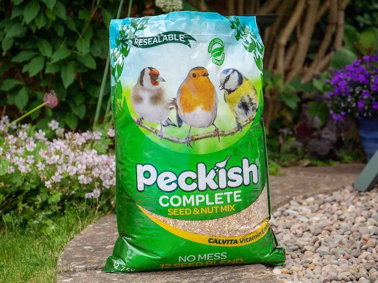 Peckish seed and nut no mess birdfood 12.5 kg