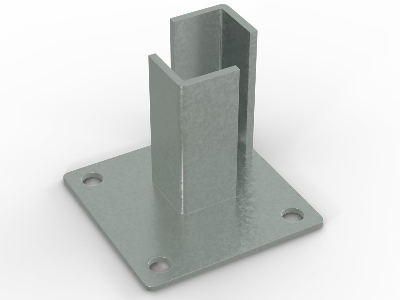 Birkdale durapost bolt down gate post bracket.