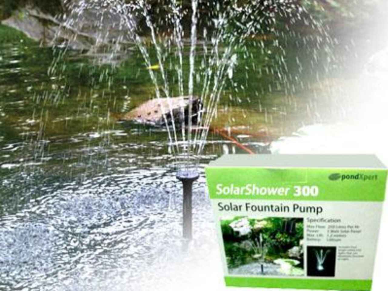 Solar Shower Solar Pump Fountain (300/400/800)