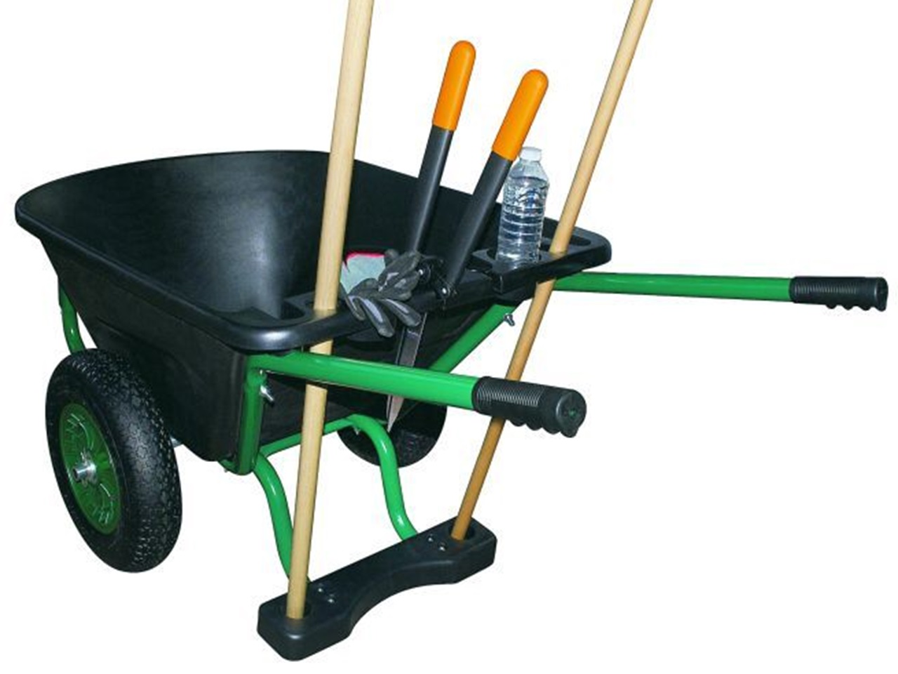 powder-coated wheelbarrow