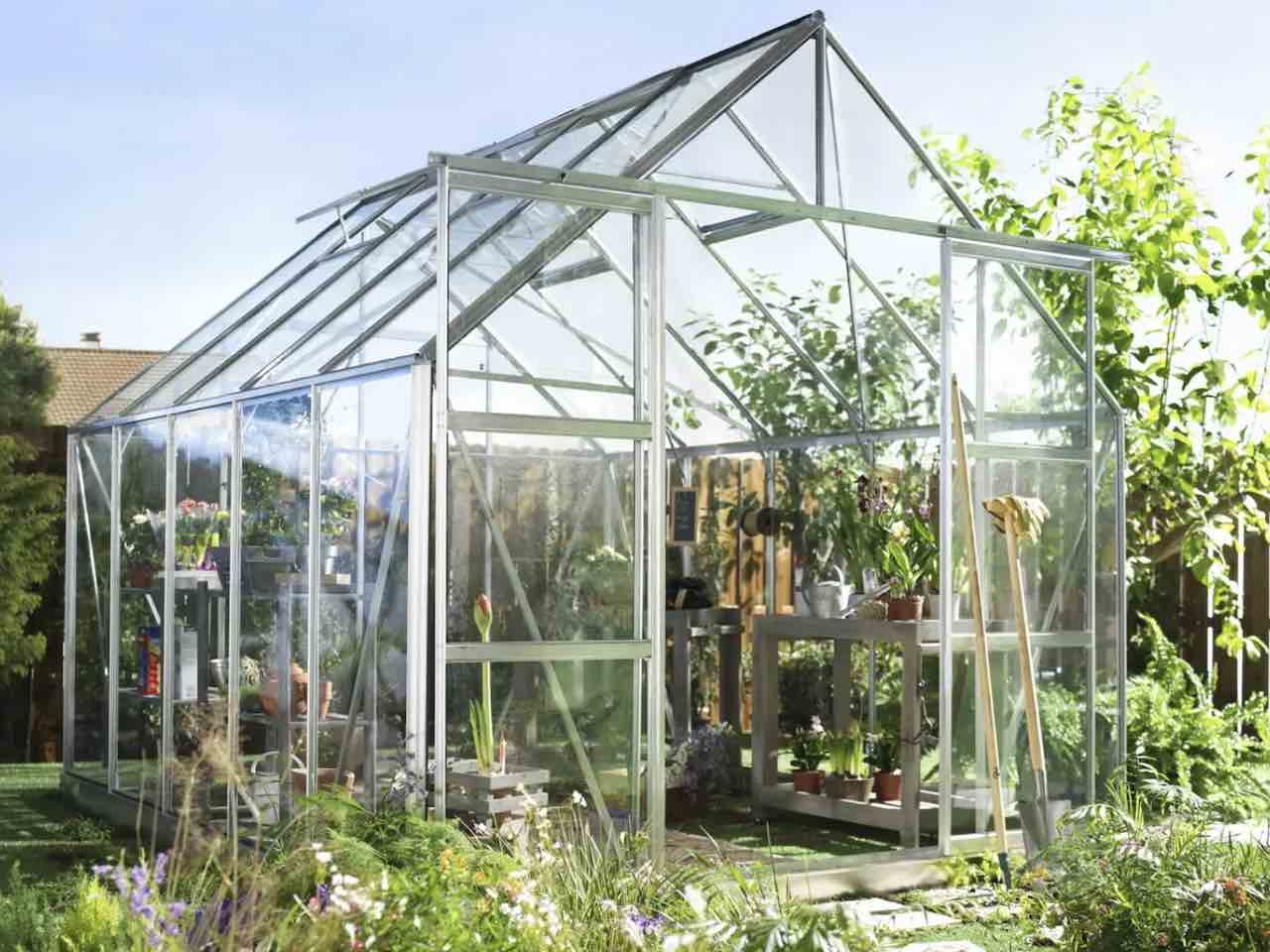 Halls 'Magnum' 8ft x 10ft Greenhouse with Base