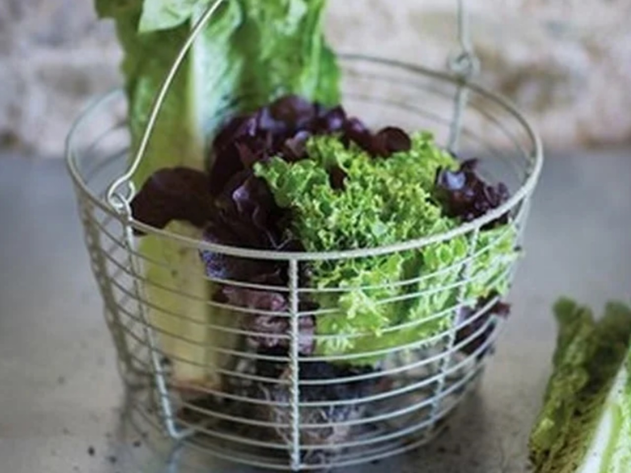 Gooseberry braided salad basket