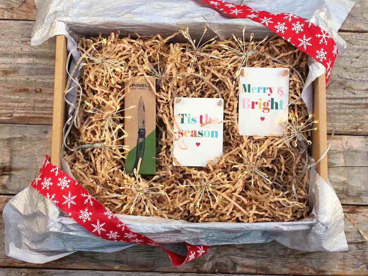 Opinel number 8 christmas gift hamper