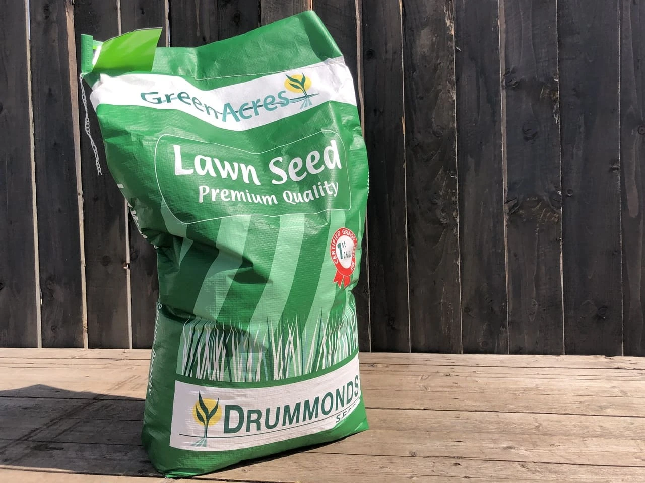 Large bag of grass seed