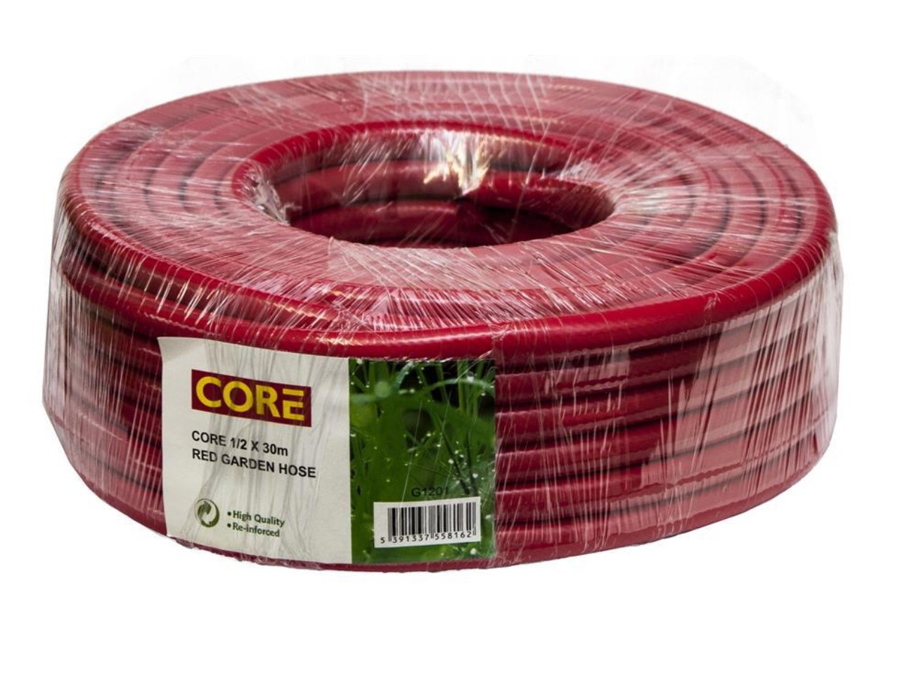 core 30m red garden hose