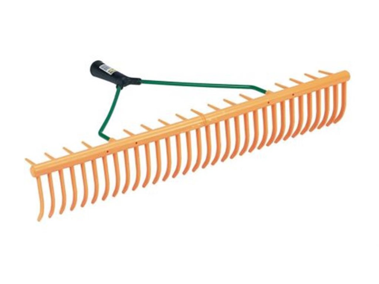 Plastic Hayrake - 32 Double Tooth - Yellow Head Only