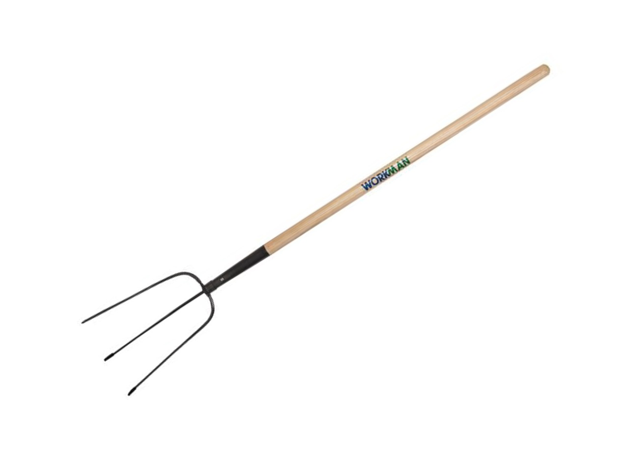 Workman 3 Prong Hay Fork - Ash Wood Handle
