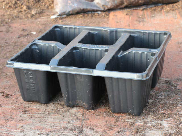 6 Cell Seedling Plant Tray - 6 per pack