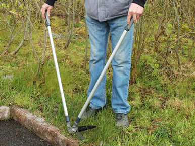 Long handled 2024 lawn edging shears