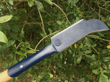 Large Billhook Grass Slasher With Long Wooden Handle