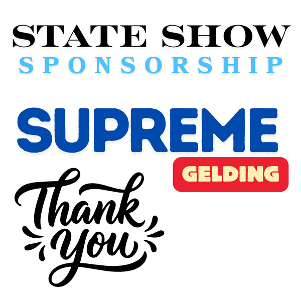 Sponsorship: NSW State Show SUPREME Gelding