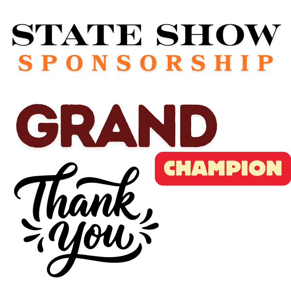 Sponsorship: QLD State Show Grand Champion