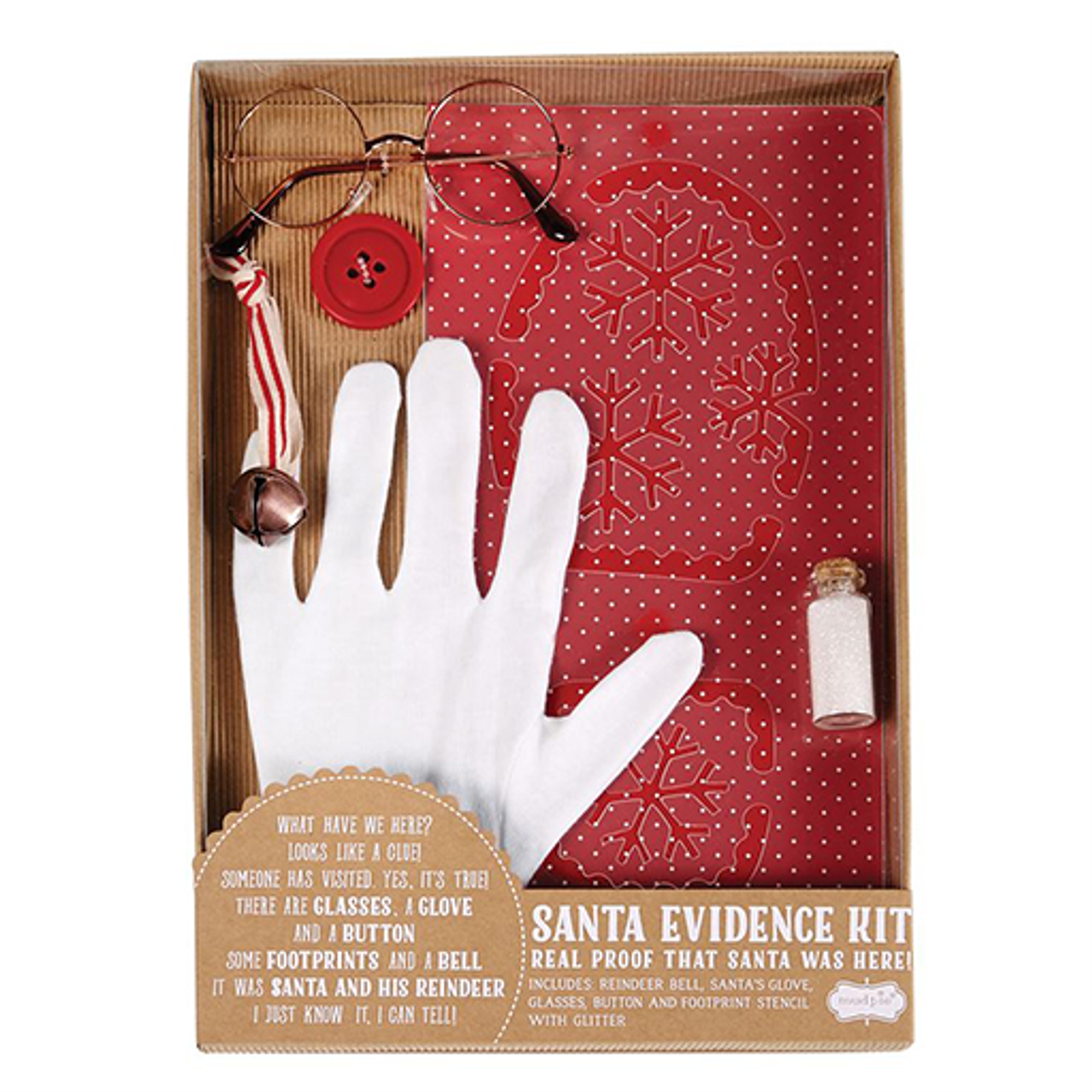 Santa Evidence Kit/ Santa Boot Prints / Santa was here / Christmas Eve –  Mockingbird and Fox